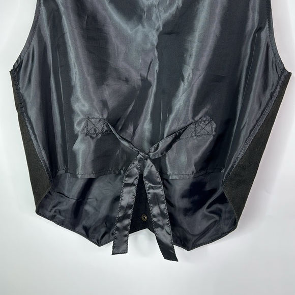 Vintage Mickey Unlimited Mickey Mouse Black Leather Vest M/L - Picture 6 of 8